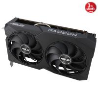 Asus Vga Radeon Rx 7600 Dual Rx7600 O8G V2 8Gb Gddr6 128Bit Oc Hdmı 3Xdp Ekran Kartı