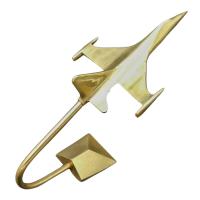 Kalender Döküm Pirinç Döküm Masa Üstü F16 Jet 15Cm