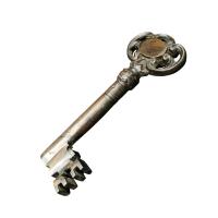 Kalender Döküm Pirinç Döküm Anahtar Eskitme 16Cm