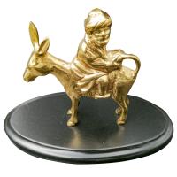 Kalender Döküm Pirinç Döküm Masa Üstü Nasrettin Hoca 19.5Cm