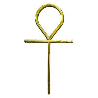 Kalender Döküm Pirinç Döküm Mısır Haçı (Ankh) 43Cm