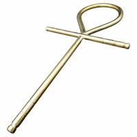 Kalender Döküm Pirinç Döküm Mısır Haçı (Ankh) 43Cm