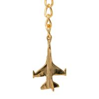 Kalender Döküm Pirinç Döküm F16 Jet Anahtarlık 5Cm
