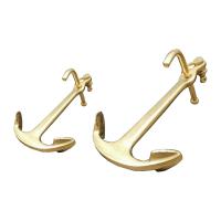 Kalender Döküm Pirinç Döküm Küçük Boy Çıpa Admiraltı 10.5Cm