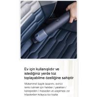 Duo Plus Kablosuz Şarjlı Dikey El Oto Araç Süpürgesi ve Hava Kompresörü