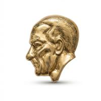 Kalender Döküm Pirinç Döküm Atatürk Silueti 21.5Cm