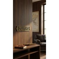 Kalender Döküm Tekne Duvar Süsü Kaptanın Kanun Sözü 30Cm