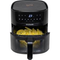 KitchenMi Air Fryer 6L Fritöz Siyah