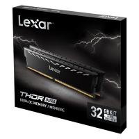 Lexar Thor Ram Dt Gamıng Ddr4 Udımm 32Gb Kıt (2X16Gb) 3200 Xmp Memory Wıth Heatsınk Dark Grey Color Dual Pack Ld4Bu016Gr3200Gdxg