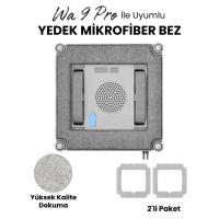 Mieco WA9 Pro Cam Silme Robotu Yedek Bez Seti (2 adet)