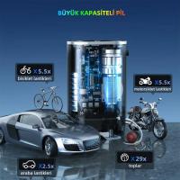 Mioji Mio 11 Plus 150Psı 4000Mah Taşınabilir Araba Lastik Hava Pompası
