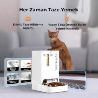 Petkit Yumshare Kameralı Çift Hazneli Akıllı Mama Kabı