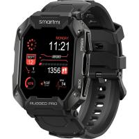 Smart Mi Rugged Pro Akıllı Saat Siyah Tansiyon Ölçme ve Konuşma Özelliği