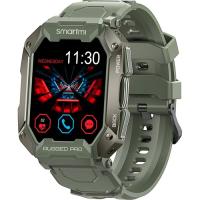 Smart Mi Rugged Pro Akıllı Saat Yeşil Tansiyon Ölçme ve Konuşma Özelliği