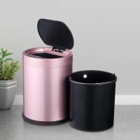 SNS Tech Akıllı Sensör Çöp Kutusu Mutfak Banyo Tuvalet Çöp Kovası Kapaklı Otomatik İndüksiyon Kutusu