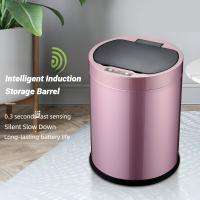 SNS Tech Akıllı Sensör Çöp Kutusu Mutfak Banyo Tuvalet Çöp Kovası Kapaklı Otomatik İndüksiyon Kutusu