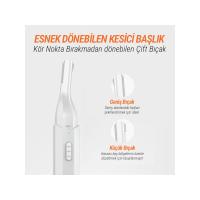VeryFit Çok Işlevli Elektrikli Kaş Kıl Alma Düzeltme Aleti Epilatör Şarjlı