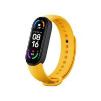 Xiaomi Mi Band 6 / Mi Band 5 Akıllı Bileklik Kordonu 3 Lü Paket Lacivert/Sarı/Nane Yeşili